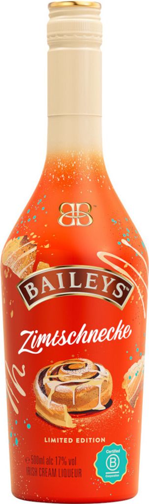 Baileys Zimtschnecke Irish Cream cremiger Likör Flasche 500ml