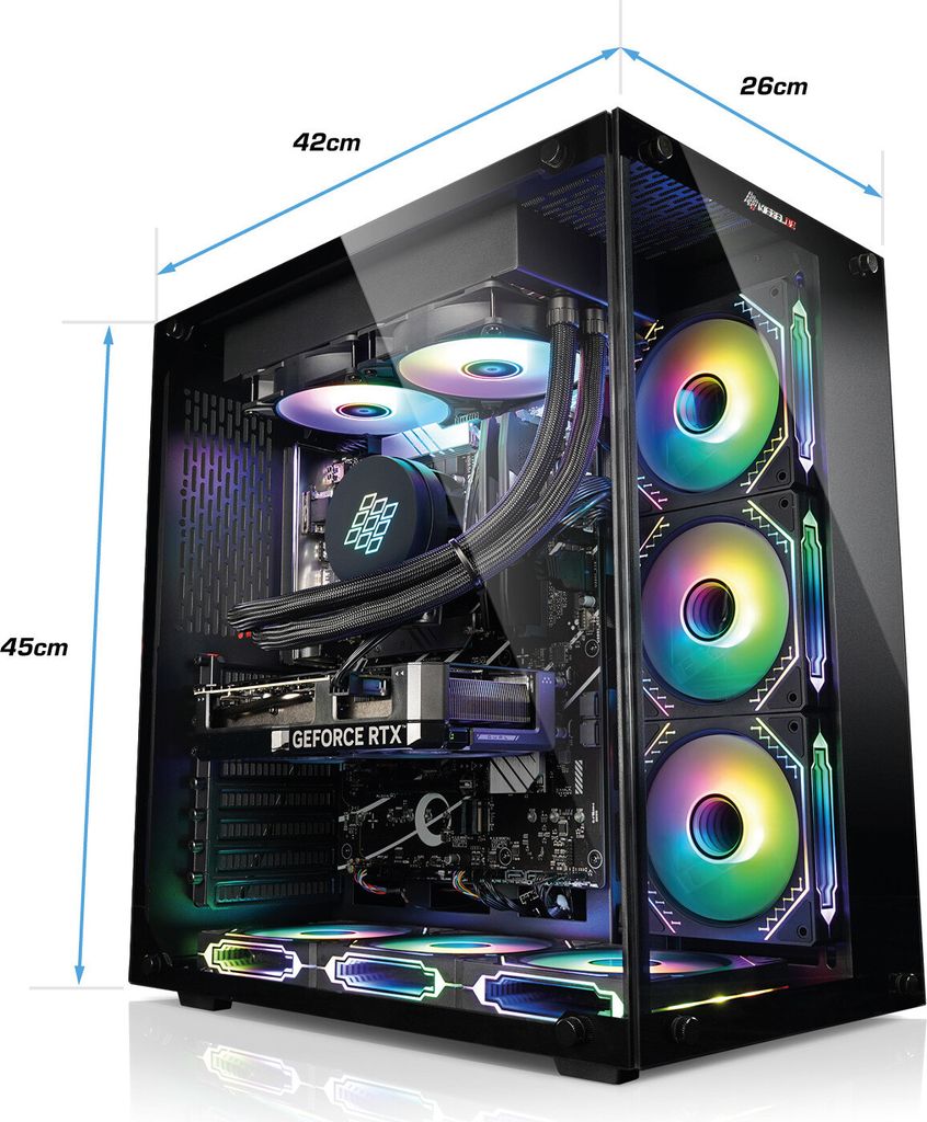 kiebel.de Gaming PC Panorama 12 Intel Core i7-12700KF, 64GB Produktbild 6