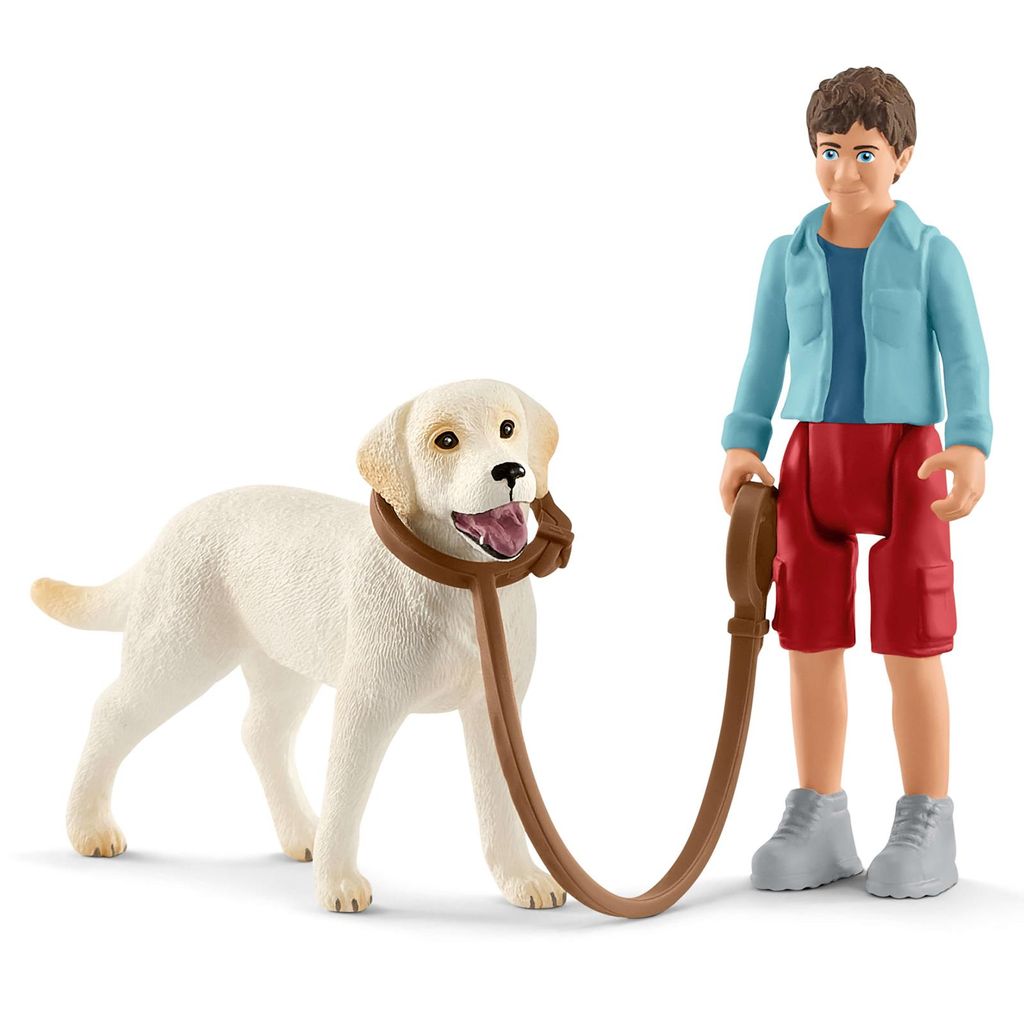 Schleich Promenade avec un labrador retriever, 42478 Image du produit 
