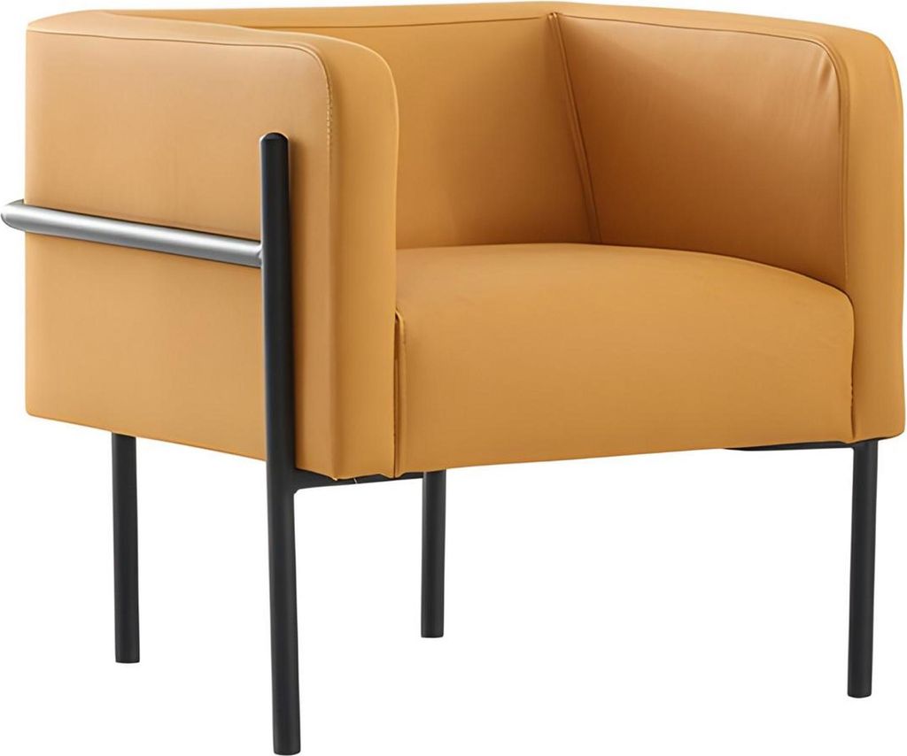 Exklusive Bunte Büro Sitzmöbel Ledercouch 2x Designer Ledersessel