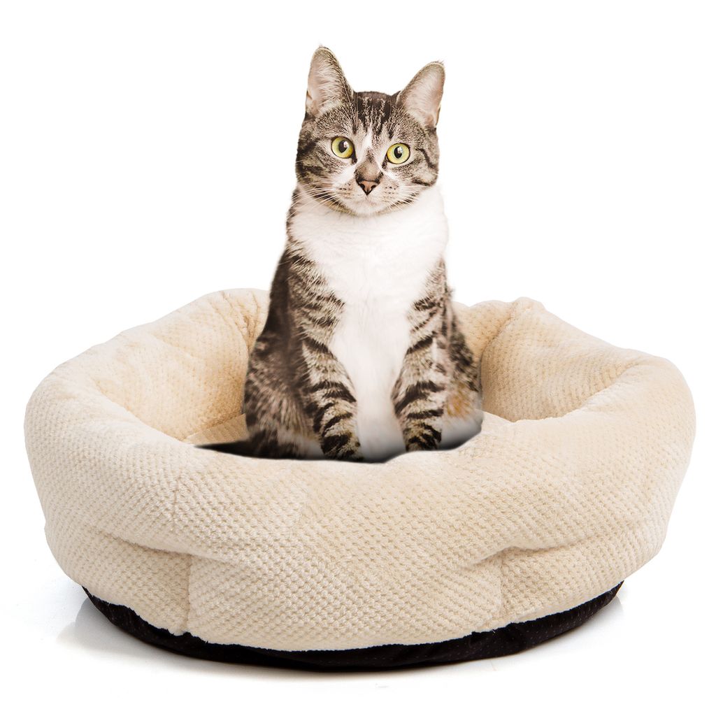Katzenbett Cloey · Katzenkörbchen · beige · S Kaufland.de