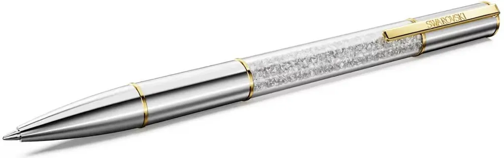 Stylo Swarovski Crystalline Lustre Argenté 5688637 avec Cristaux Fins