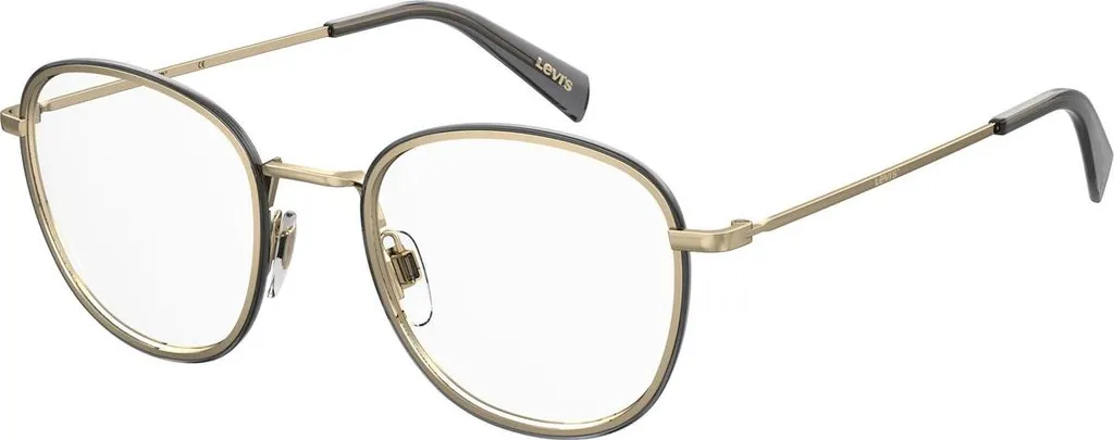 Lunettes Levi's LV 1027 2F7 Or et Gris 50/21/145 pour Femme Chic