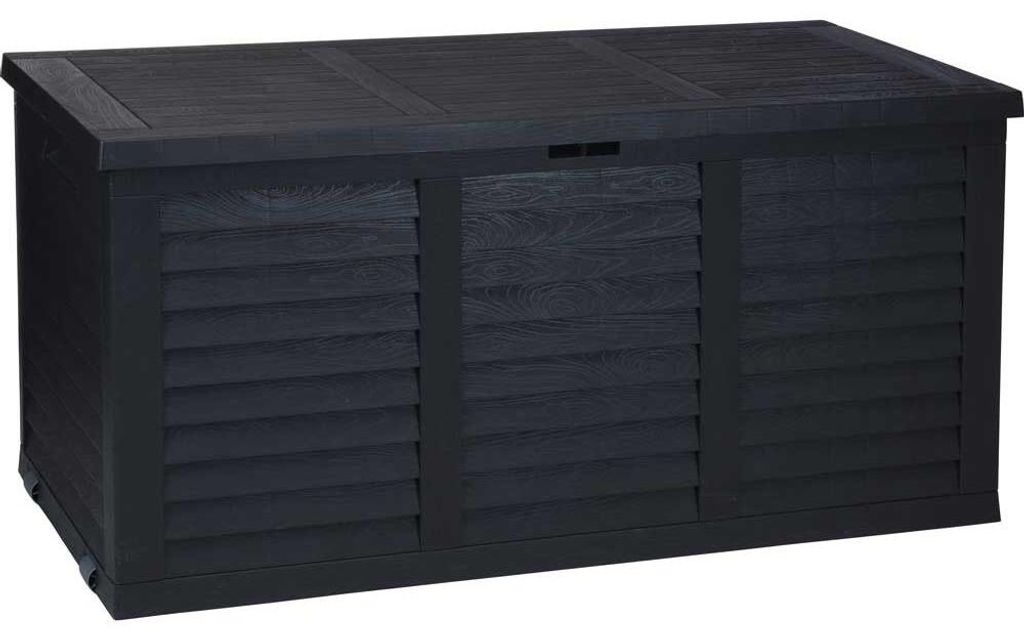 ProGarden Gartenbox mit Rollen 300 L Dunkelgrau Produktbild 
