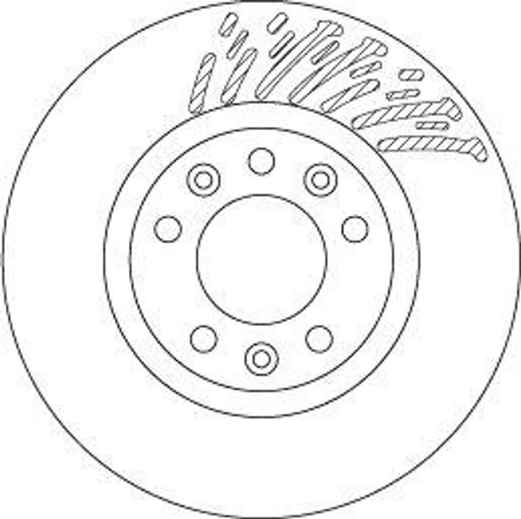 Disque de frein TRW DF6657 OE 9805961480 pour Partner et Berlingo