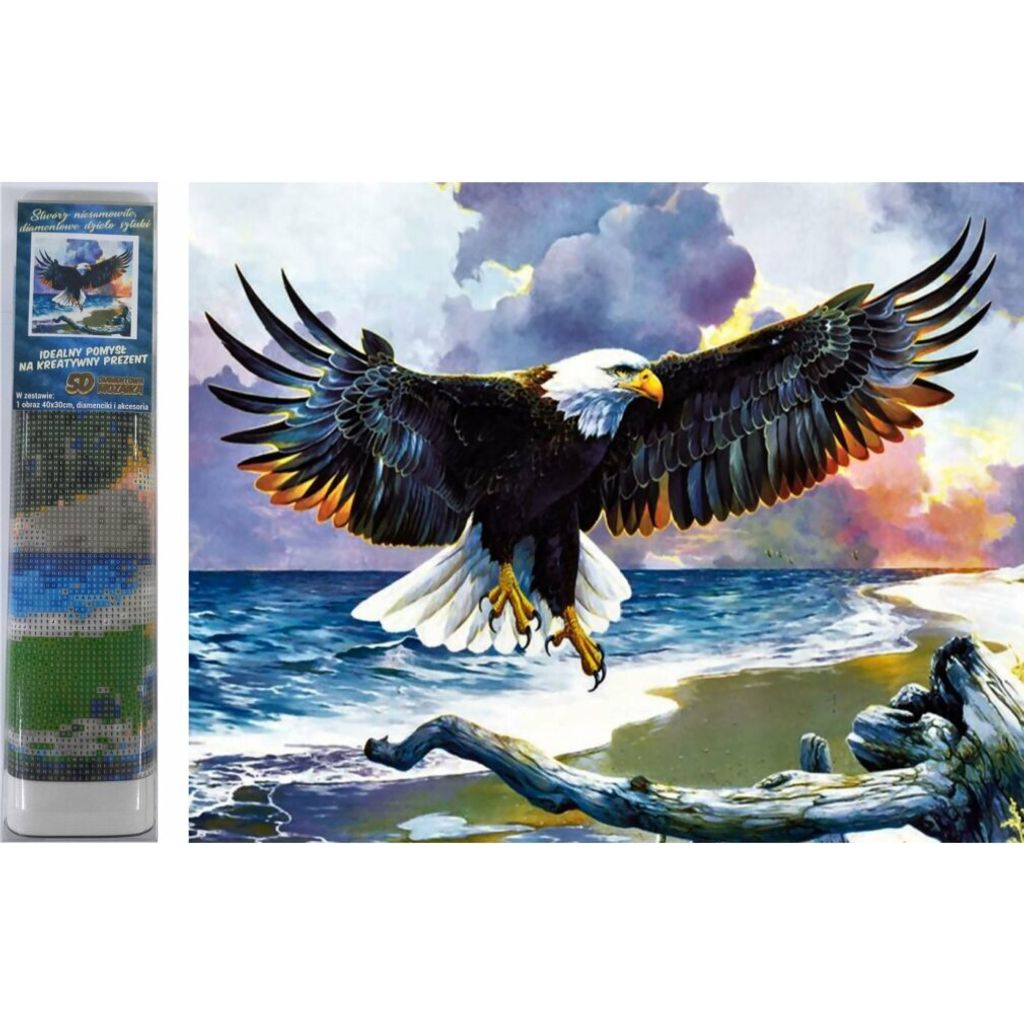 Norimpex Diamant-Gemä lde Eagle 30x40cm Image du produit 
