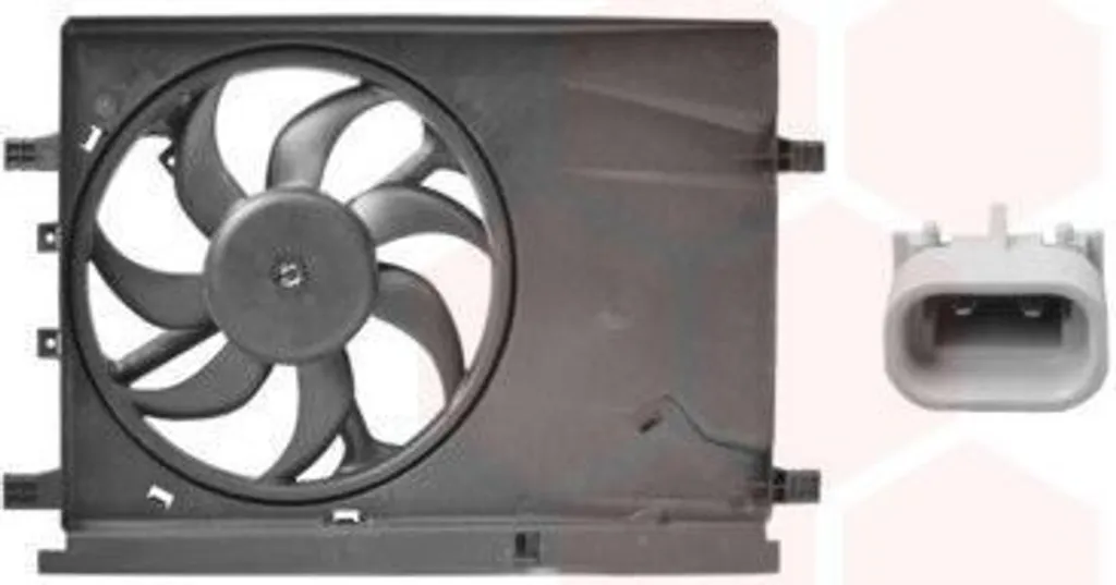 Ventilateur Moteur VAN WEZEL Ø335mm Haute Résistance pour OPEL Corsa