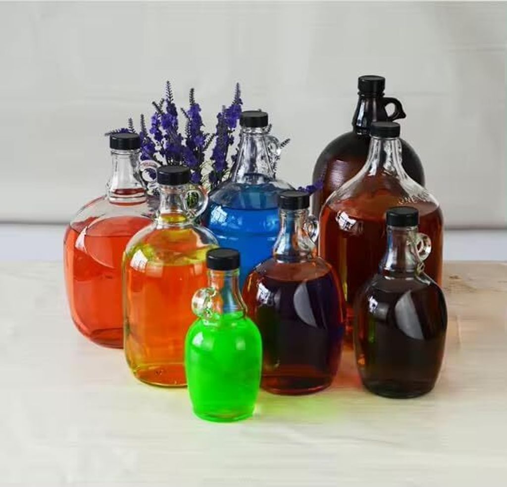 1,5L Flasche mit Schraubverschlüss Weinballon Glasballon