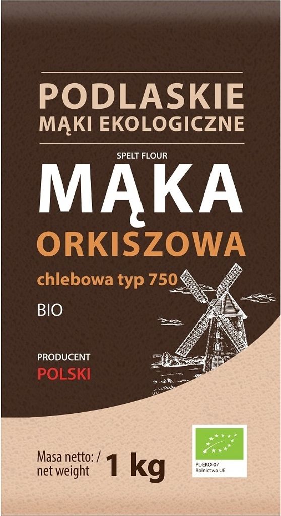 -Dinkelbrotmehl Typ 750, 1 kg – LIFE (MĄKI PODLASKIE)