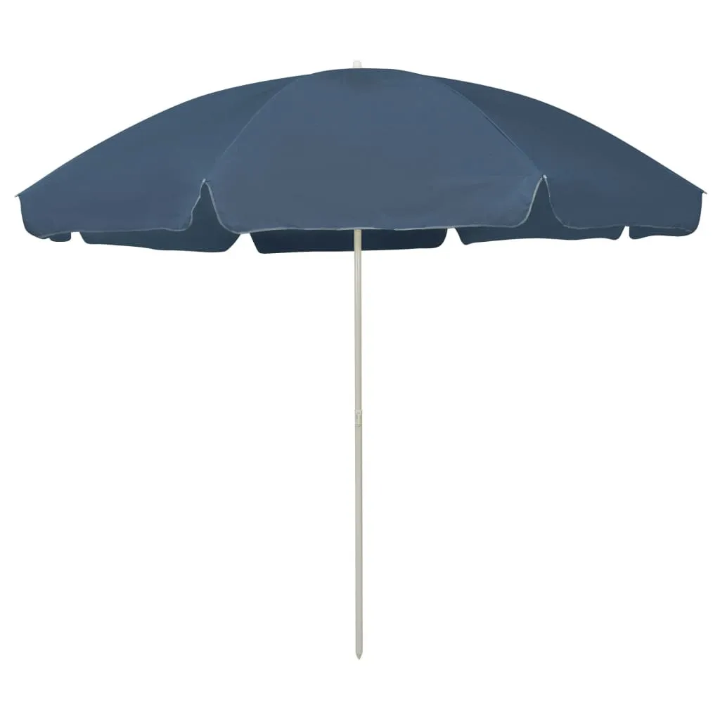 Ombrellone Blu 300 cm da Giardino e Terrazzo - Struttura Rinforzata
