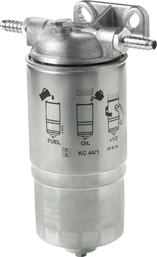 Séparateur d'eau VETUS WS180 avec filtre grossier débit 180l/h inox