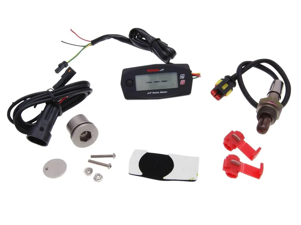 Manomètre de Ratio Air/Essence Mini-4 Digital - Capteur A/F Universel