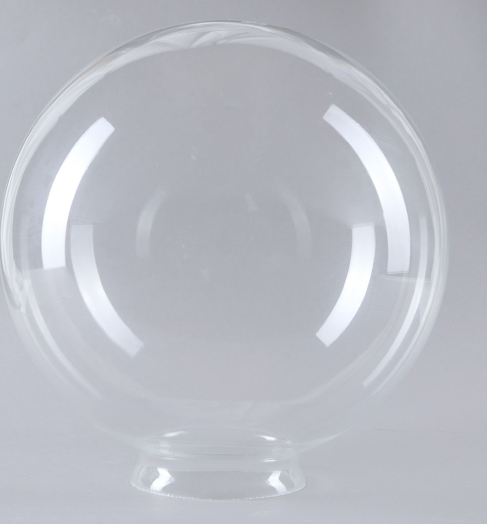 Kugelglas Lampenglas Ø 250mm Klarglas Ersatzglas rund Leuchtenglas Glaskugel für E27 Lampenschirm