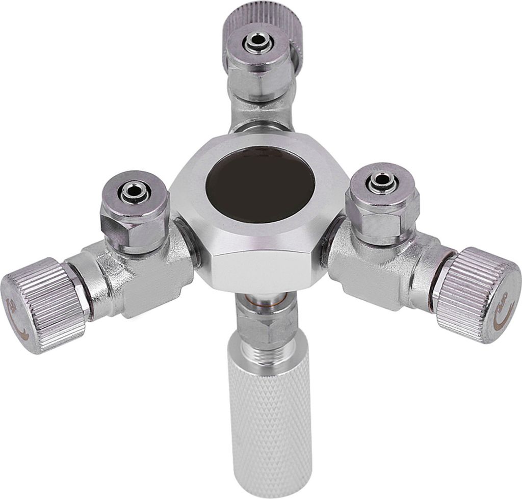 CO2 Verteiler - 3-Wege Aquarium-Regulator für Fischbecken, ideal zum gleichmäßigen Verteilen von CO2 in Aquarien für gesunde Pflanzen