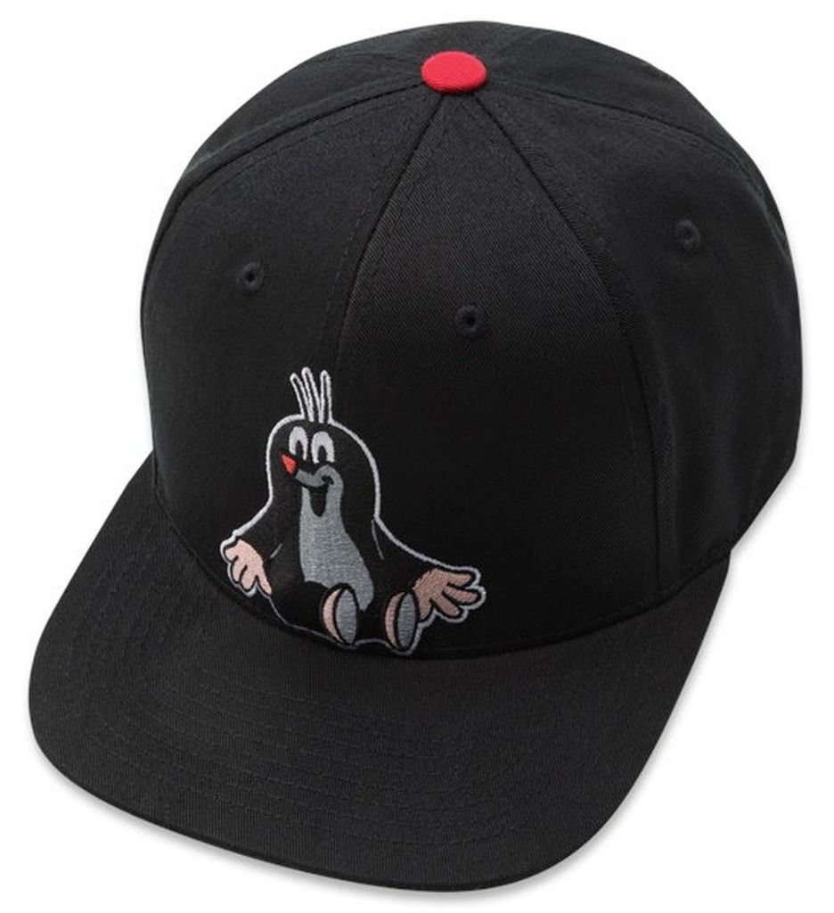 Koaa Snapback Cap Der kleine Maulwurf "Auf'm Schirm" in schwarz