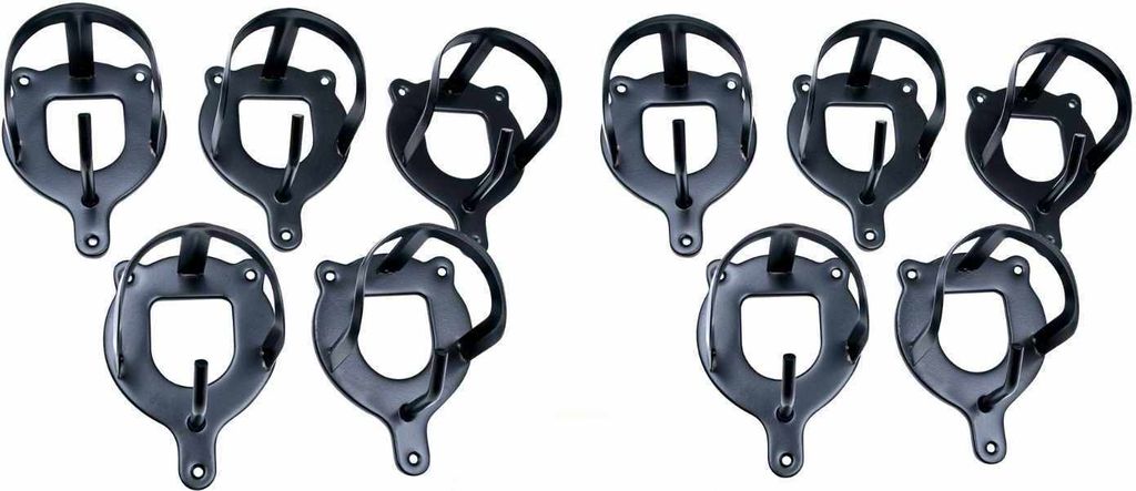 AMKA Trensenhalter Metall Set mit 10 Stück schwarz Trensenhaken