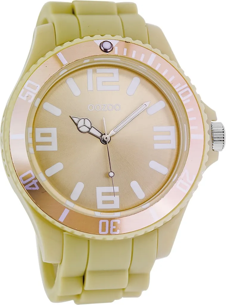 Orologio Oozoo XL Beige Silicone UOC4657A | Urban Style Donna