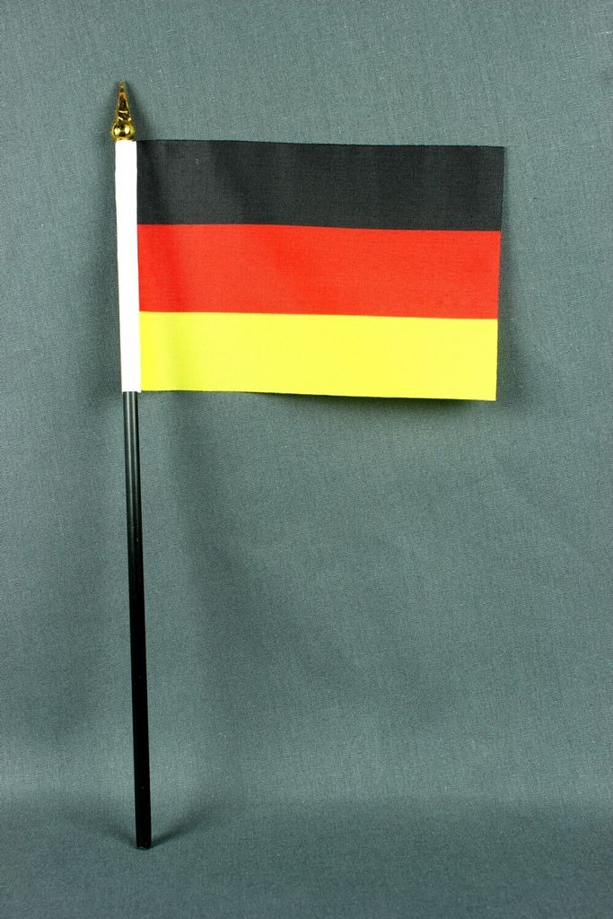 Flagge am Stab Deutschland 10x15 cm Handflagge Stockflagge Produktbild 