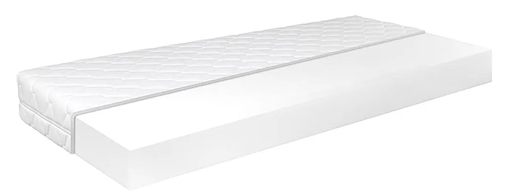 Matelas Tulipes 90x200 cm Top textil - Confort ferme et soutien optimal