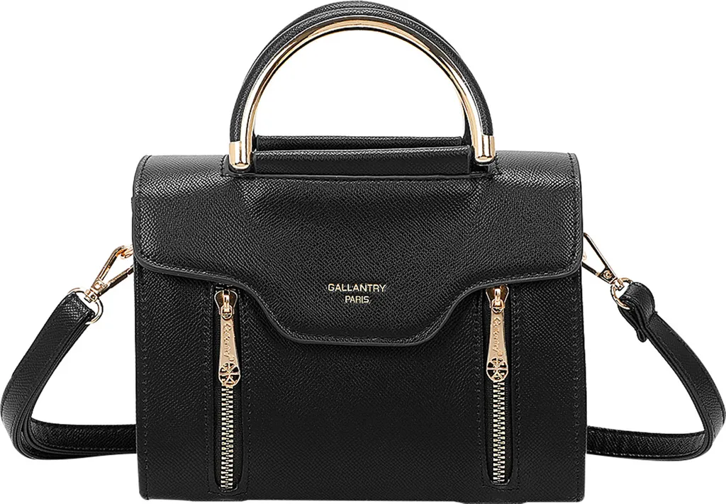 Sac à Main Noir pour Femme Style Cabas Chic avec Bandoulière Amovible