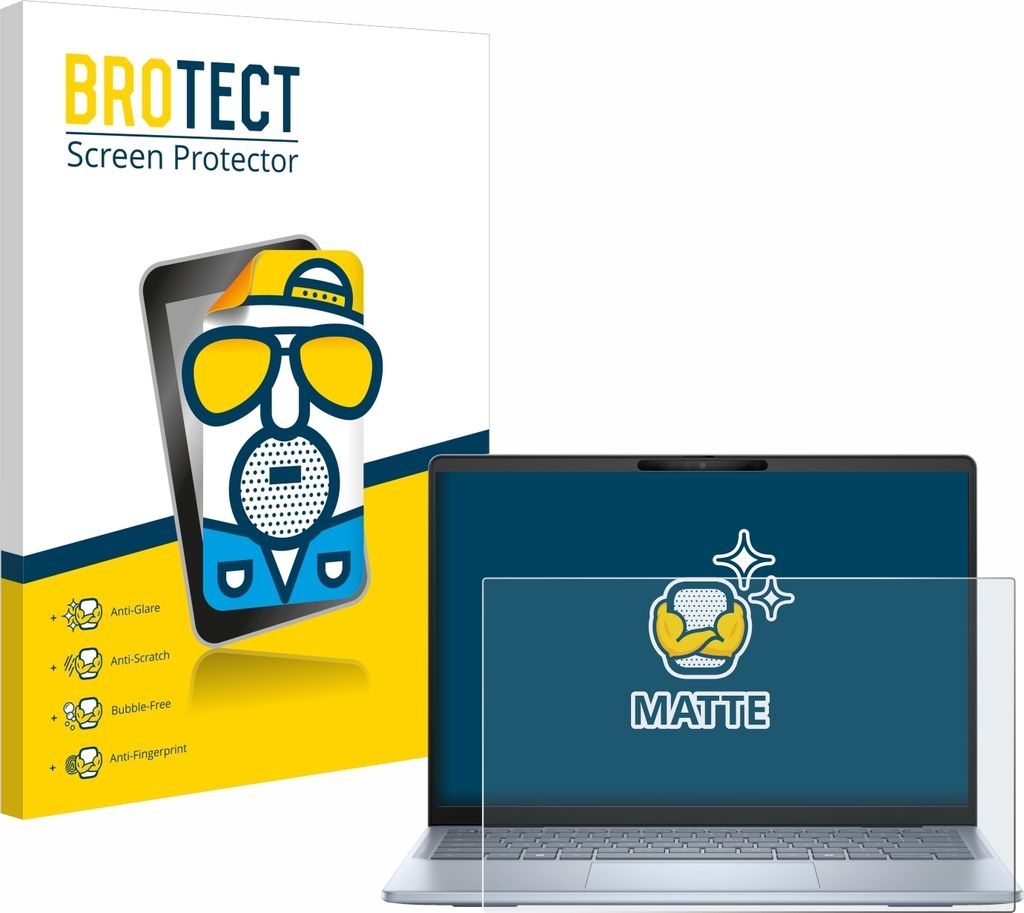 BROTECT Schutzfolie für Dell Inspiron 14 Plus 7441 Laptop Displayschutz Displayschutzfolie Folie Matt Entspiegelungsfolie