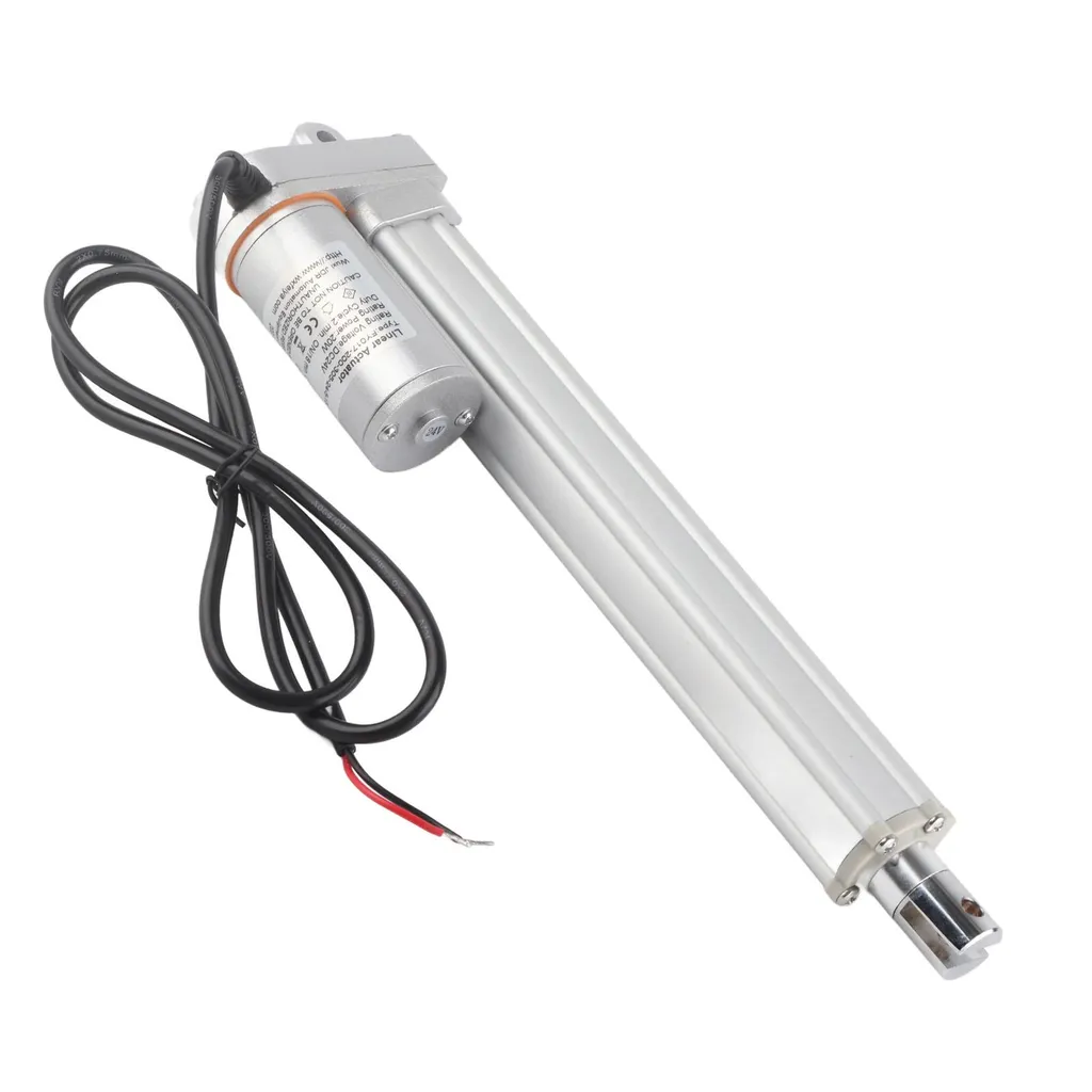 Moteur linéaire DC 24V robuste avec tige télescopique course 200 mm