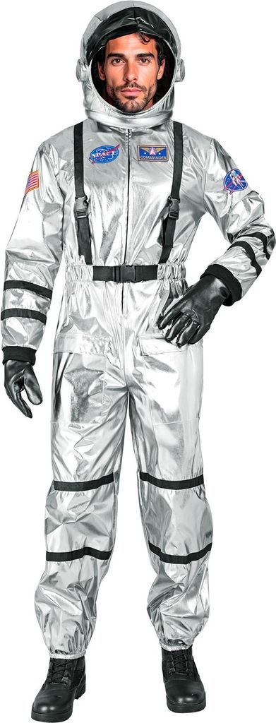 Astronaut silber mit Helm Herren L Produktbild 