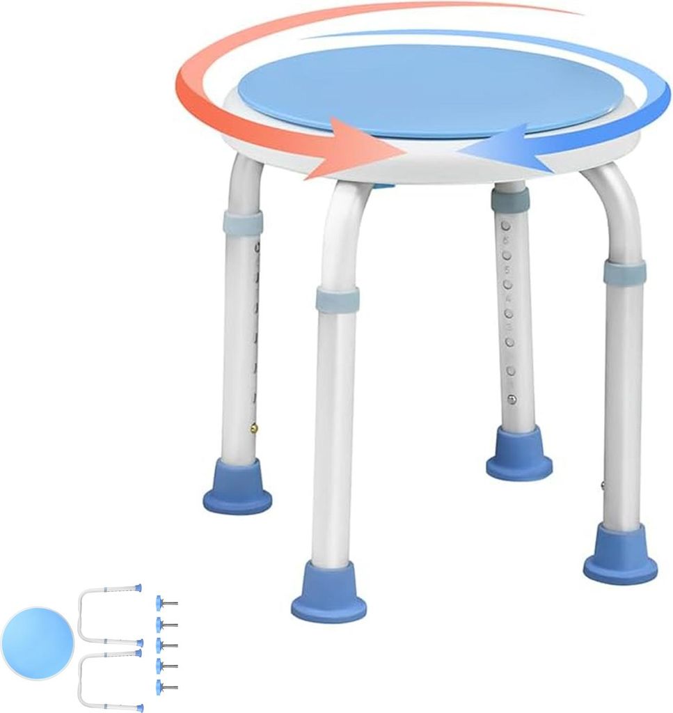 XINZI Tabouret de douche pivotant à 360° Chaise de douche Image du produit 