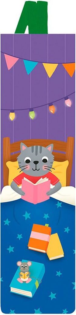 Lesezeichen mit Band Lesekatze