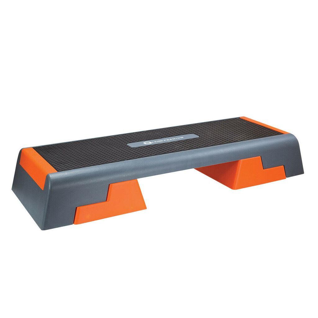 HMS - "Premium" Stepp-Plattform, Aerobics PP13062 (Einheitsgröße) (Schwarz/Orange)