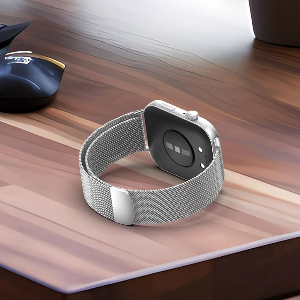 Cinturino Magnetico In Metallo Per Huawei Band 8/9/10, Bracciale Regolabile Acciaio Inox