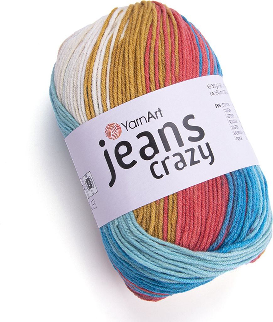 Włóczka YarnArt Jeans Crazy 8221 Zdjęcie produktu 