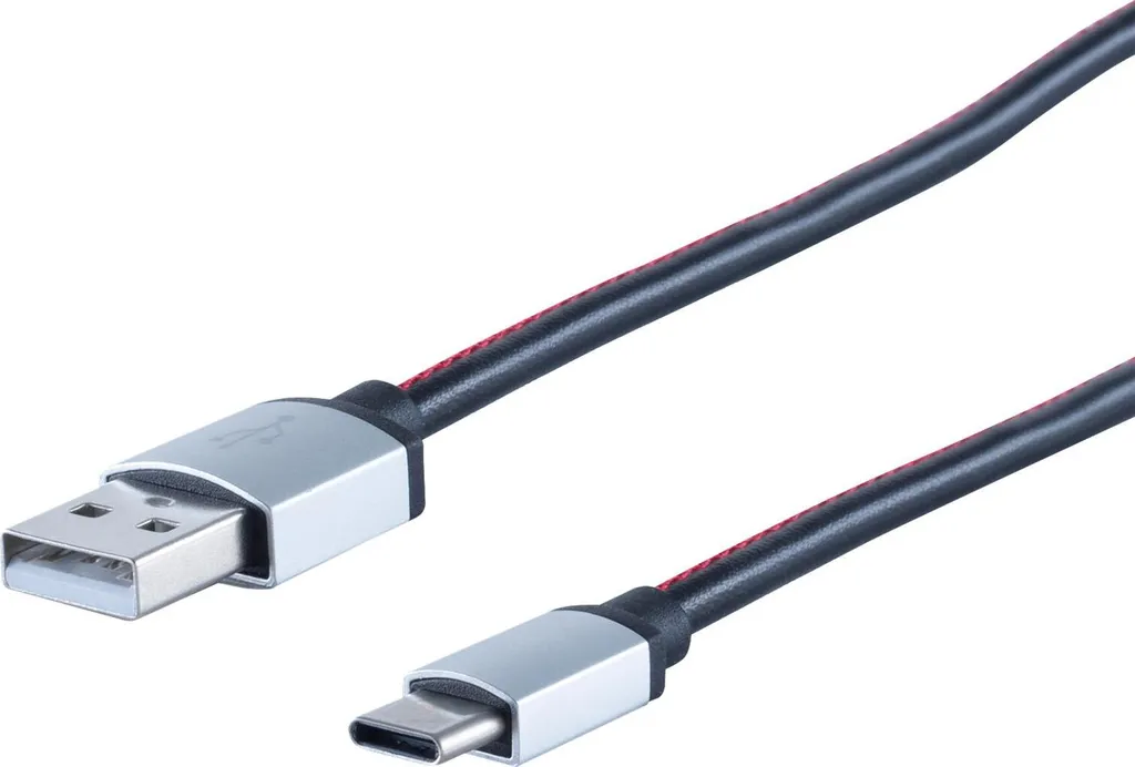 Cavo di ricarica USB da spina A a USB tipo C nero 0,9 m