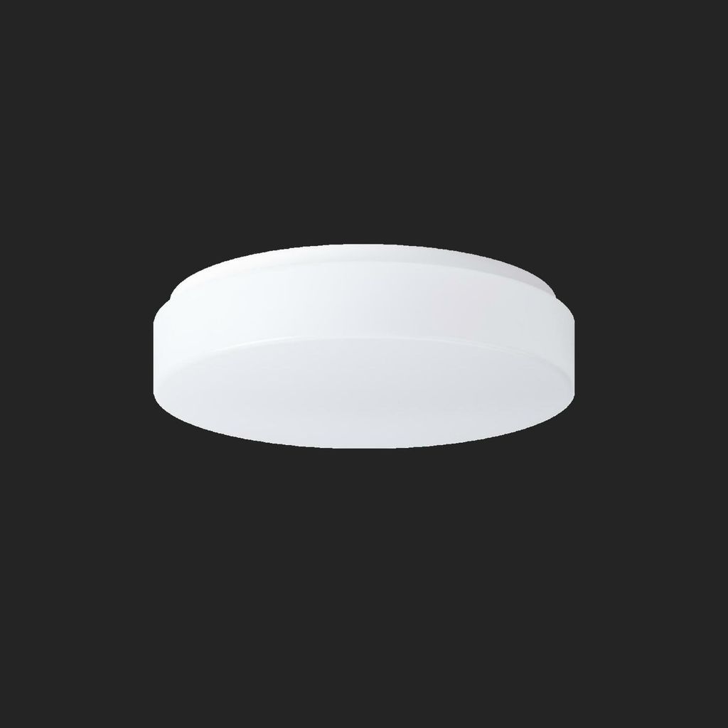 OSMONT DEL53324 DELIA 1 Decken-/Wandleuchte aus Kunststoff, Schutzart IP54, 3000 K, 19 W LED, HF-Notlicht, kombiniert, 3 h