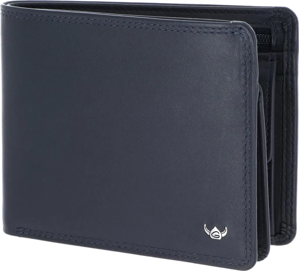 Regala Golden Head Polo 1364: Portafoglio RFID in Pelle Blu