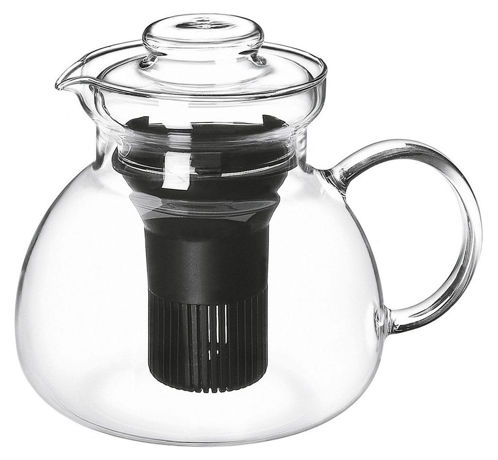 BOHEMIA CRISTAL Verseuse en verre Marta avec passoire 1,5 Image du produit 