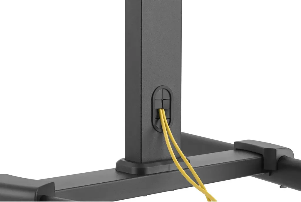 Support TV de sol sans perçage pour déplacer votre écran facilement