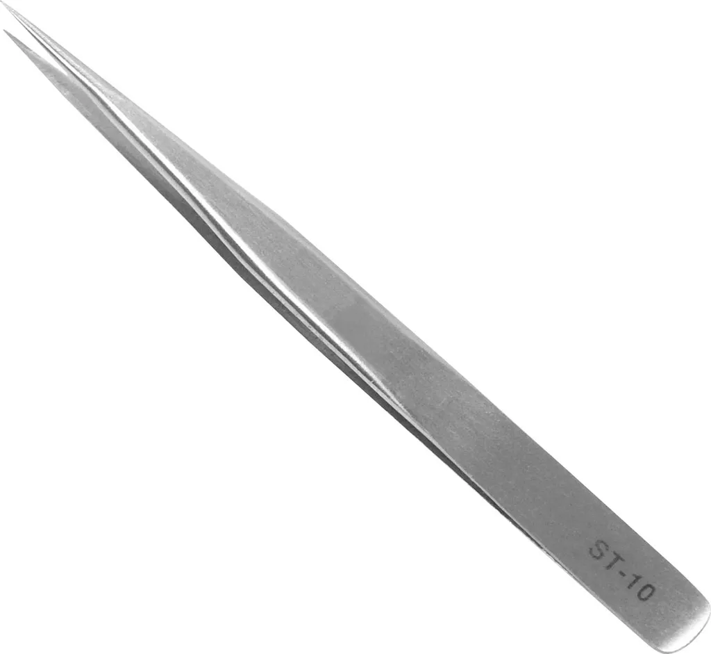 Pince à épiler Fast Skin professionnelle en acier inoxydable de 10 cm