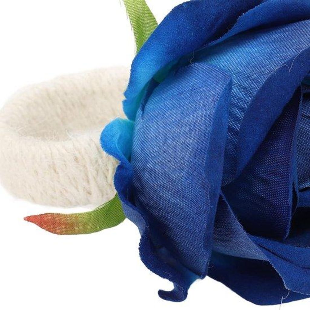 Blaue Serviettringe Set 4 Stück Tischdekor
