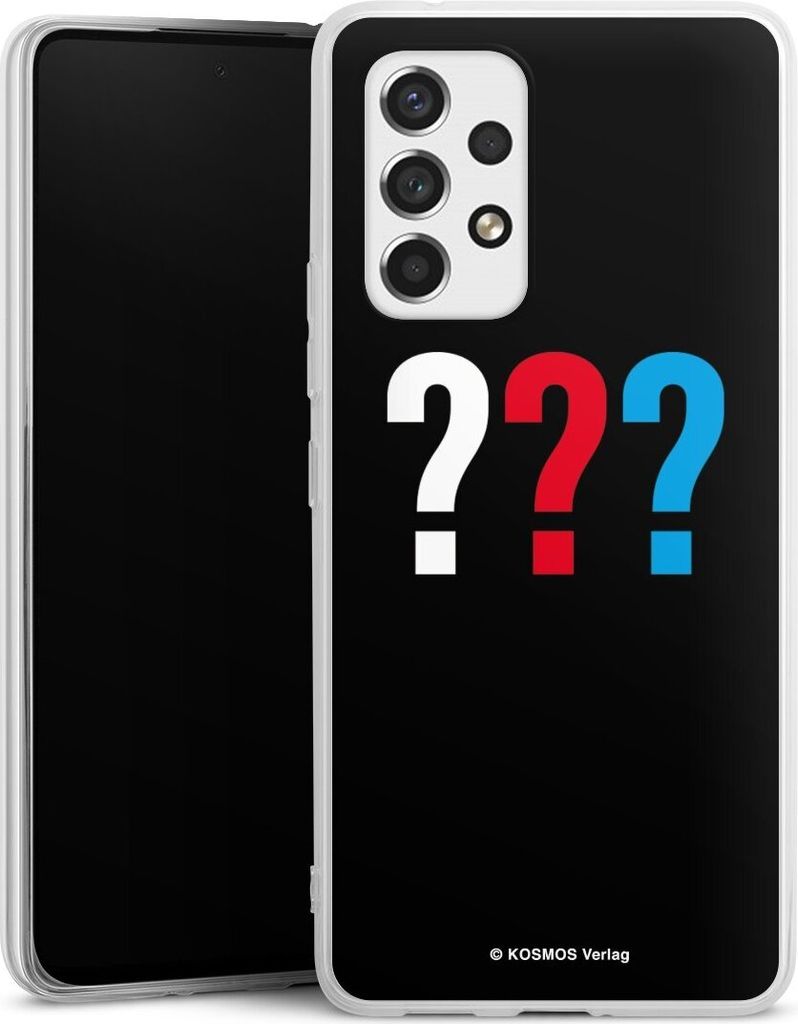 DeinDesign Handyhülle für Samsung Galaxy A53 5G Silikon Hülle Case Smartphone Schutzhülle Logo Offizielles Lizenzprodukt Die drei ???
