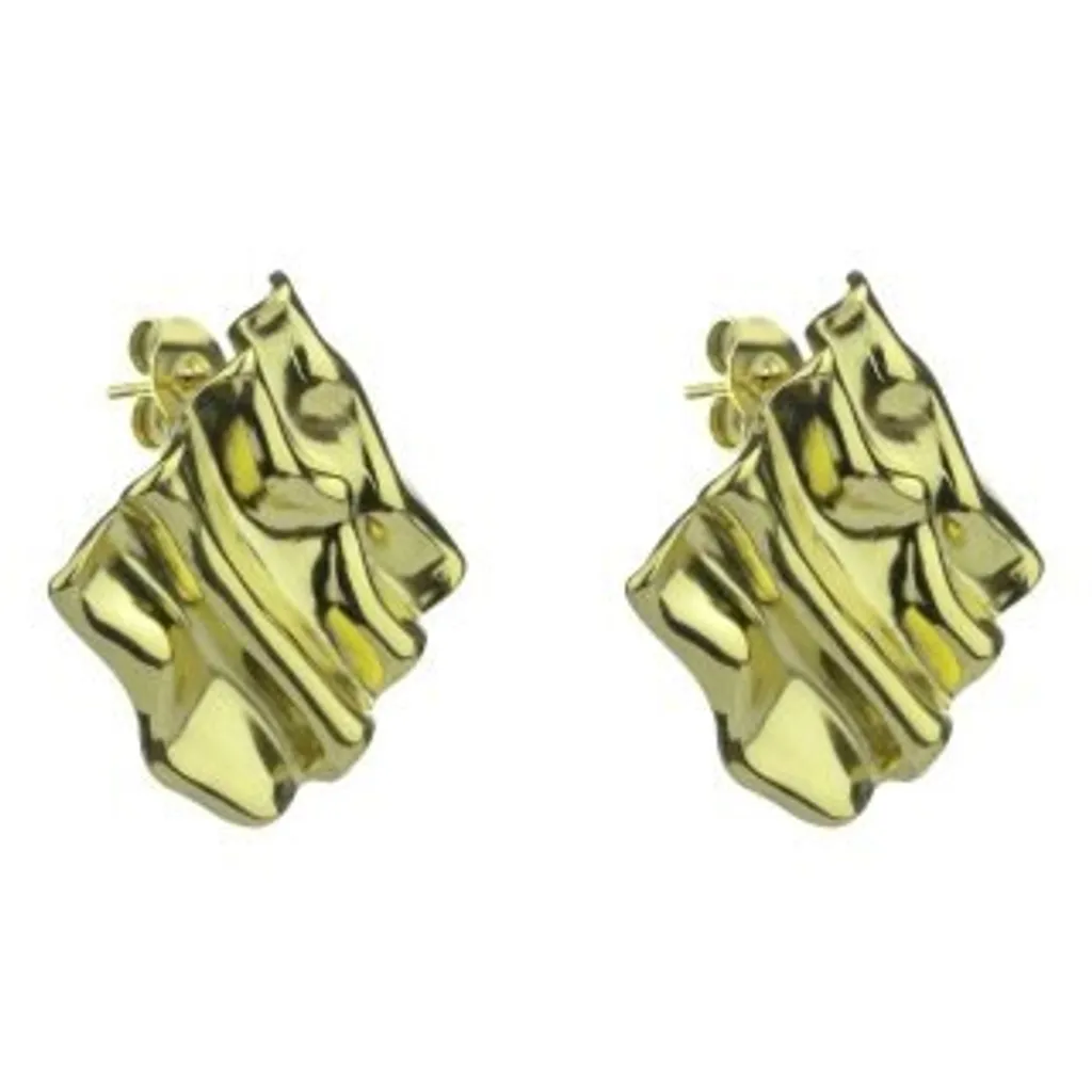 Créoles dorées en acier pour femme MCE24015G - Accessoire de mode