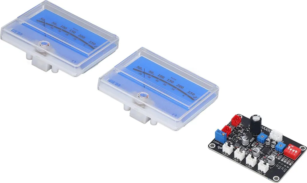 VU-mètre Ajustable en ABS avec Driver Board pour Conversion Audio DIY