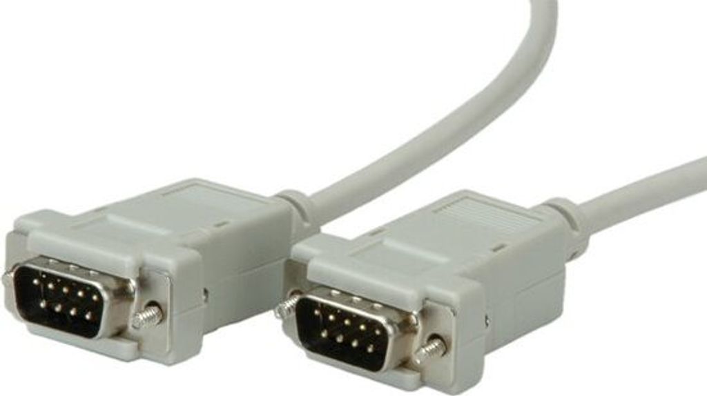 VALUE RS232-Kabel 9pol ST-ST 1,8m, 1,8 mm, Grau