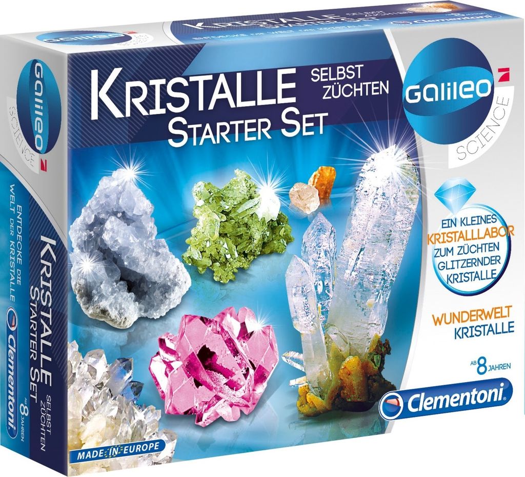 Clementoni Galileo - Cultiver des cristaux soi-même Image du produit 