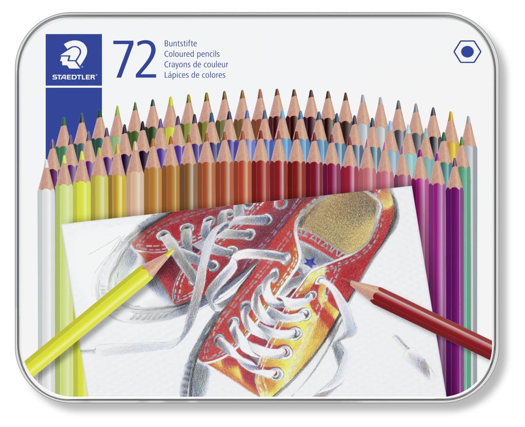 STAEDTLER 175 Buntstift Metalletui mit 72 Farben Produktbild 