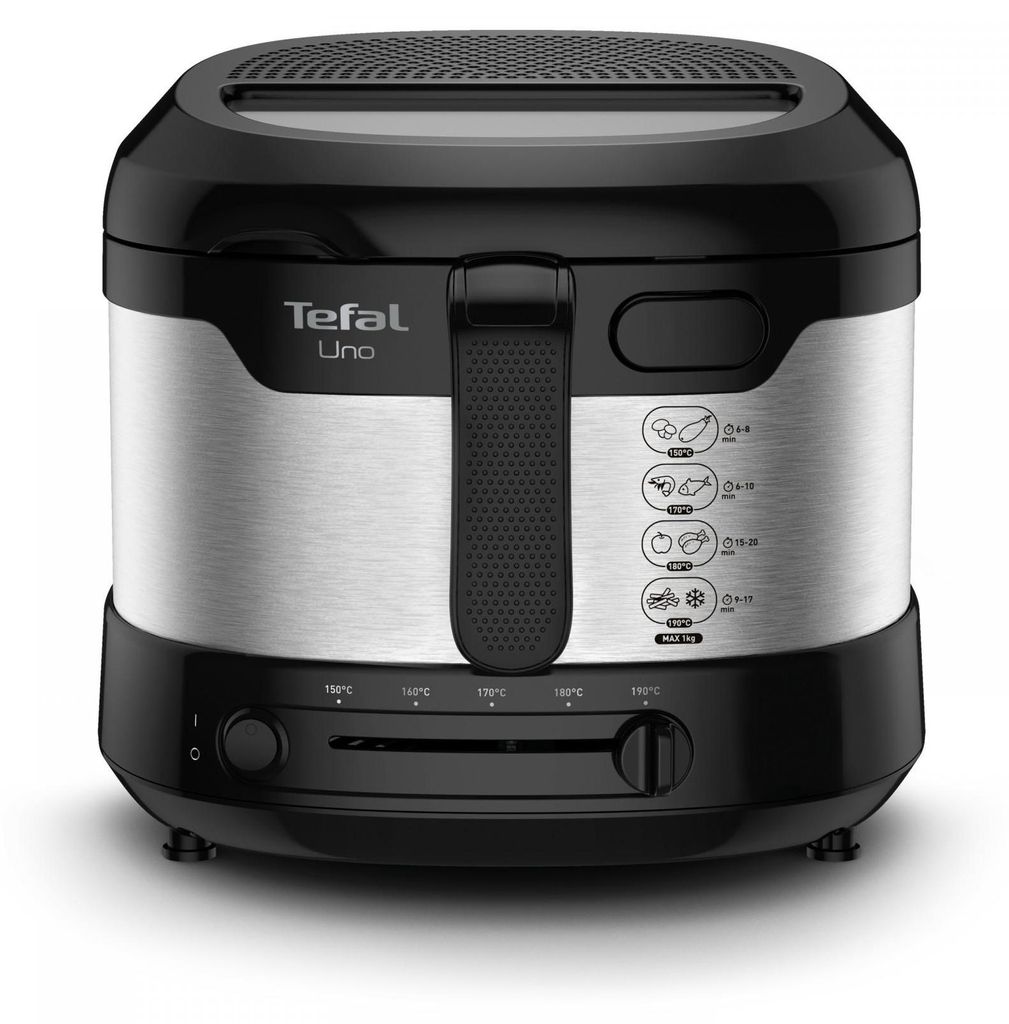 Tefal Uno FF215D Fritteuse Eins/Eine(r) Schwarz - Edelstahl Immagine del prodotto 