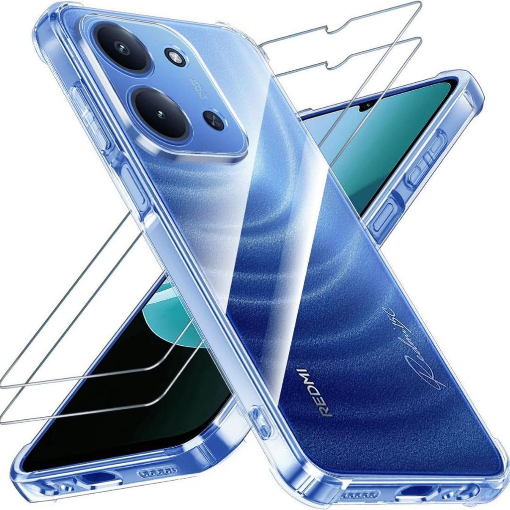 Hülle + 2X Schutzglas für Xiaomi Redmi 15 5G Panzerfolie Produktbild 