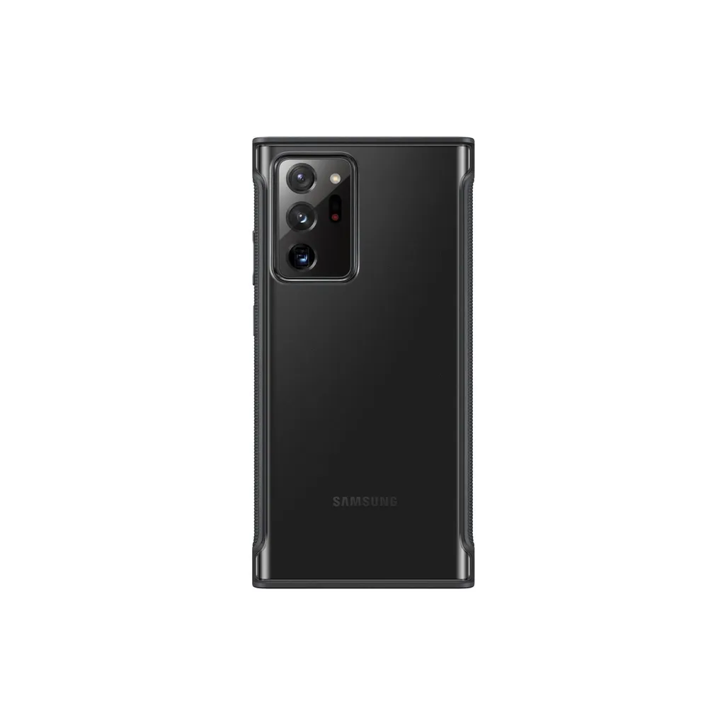 Évitez la Casse : Coque Renforcée Transparente Noire pour Galaxy Note20 Ultra