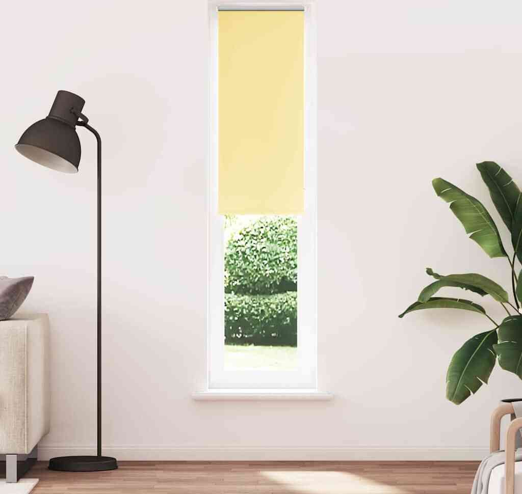 Verdunkelungsrollo Gelb 50x210 cm Stoffbreite 45,7 cm Polyester
