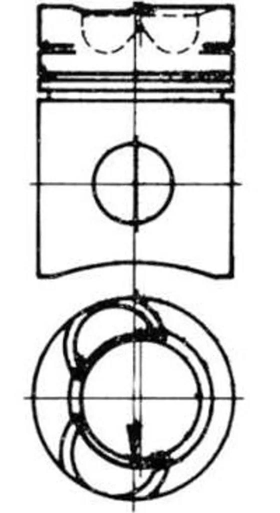 Piston de réparation moteur pour Ford Escort, Lancia Musa et Wind